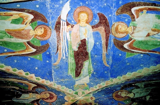 engelsfresken-in-der-krypta-im-kloster-marienberg